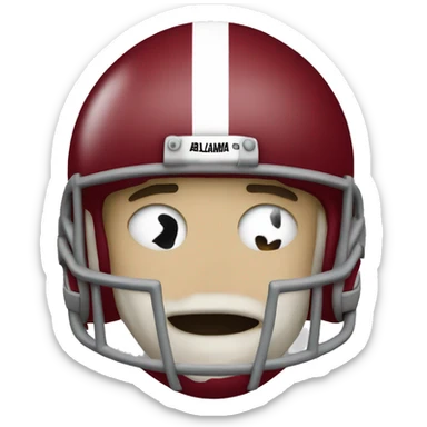 Alabama football  sticker
