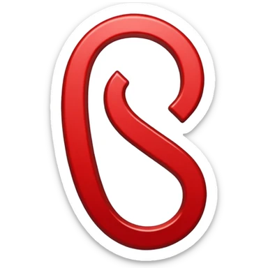 simbolo de interrogacion rojo sticker