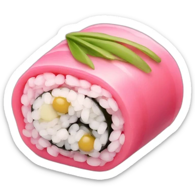 Pink sushi sticker