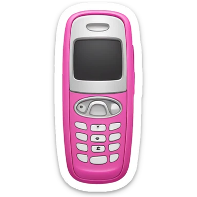 pink flip phone sticker