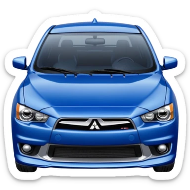 Mitsubishi lancer 10 sticker