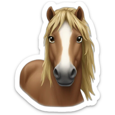 icelandic water horse sticker