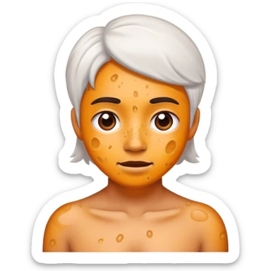 Hyperpigmentation meme sticker