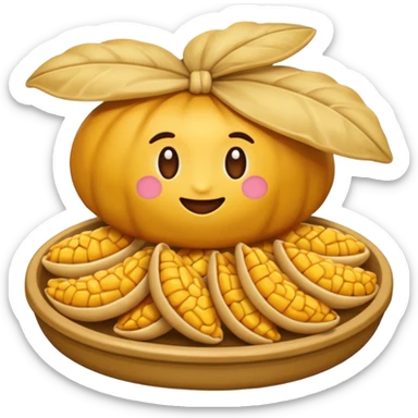 genera un emoji de migas de pan sticker