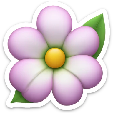 Flower sticker