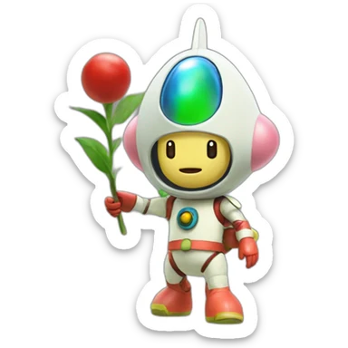 olimar pikmin sticker