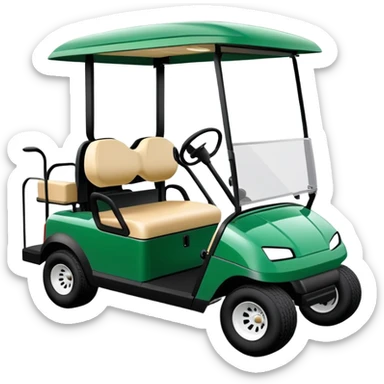 Club car golf cart sticker
