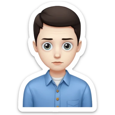 Make a weird ass stranger  sticker