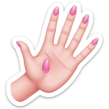 a hand fingering a vagina sticker