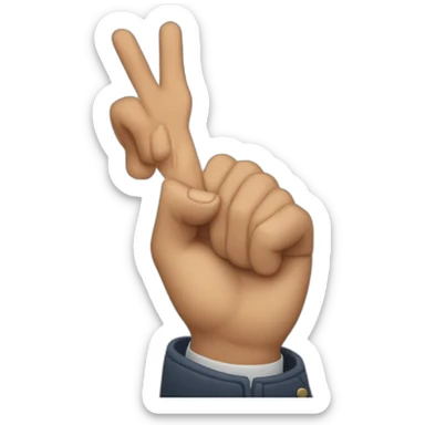 pledge oh thelittle finger sticker