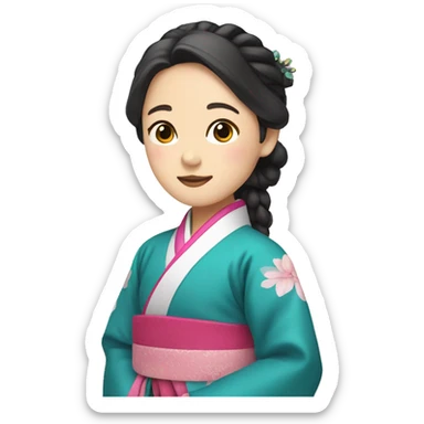 Hanbok sticker