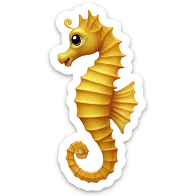 Seahorse sticker