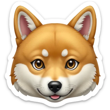 Shiba-Inu-Husky-Wolf-Dingo-hybrid sticker