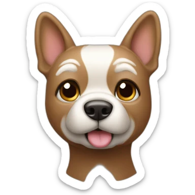 Un caca sur un autre petit caca sticker