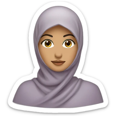 Saudi Niqab woman muslim sticker
