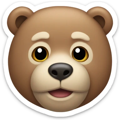 Oso sticker