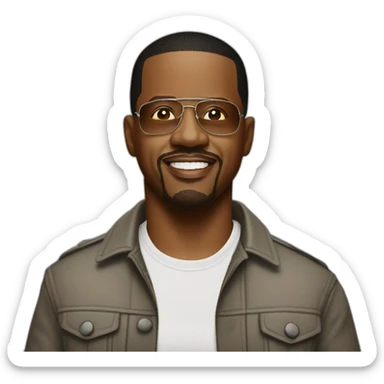 actor martin lawrence from movie bad boys sticker