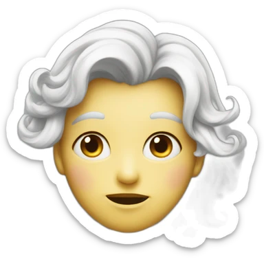 Visage envoyant un coeur sticker