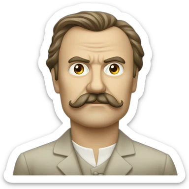 Nietzsche sticker