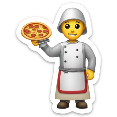 pizza slicer sticker