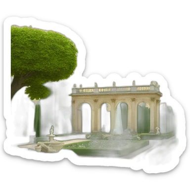 Versaille Garden sticker