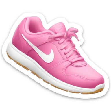 Pink nike sneakers sticker