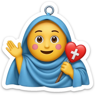 maak een emoji met een persoon emoji in het midden en dan een kruis of een vinkje in de handen van deze persoon sticker