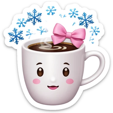🎀☕❄️ sticker