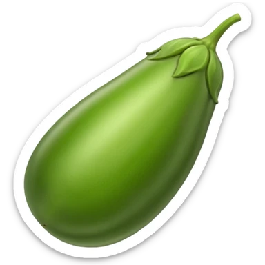 green eggplant sticker