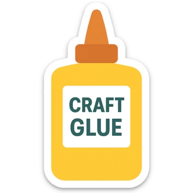 craft glue  sticker