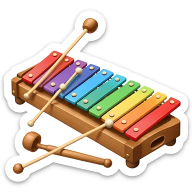 Xylophone instrument sticker