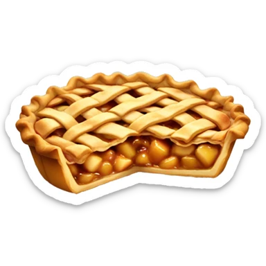 yummy apple pie sticker