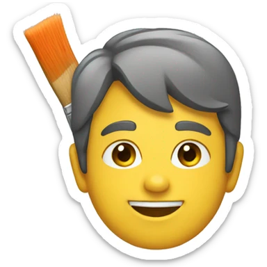  pintando tren sticker