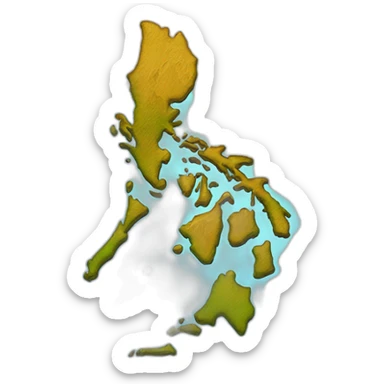 map of Philippines sticker