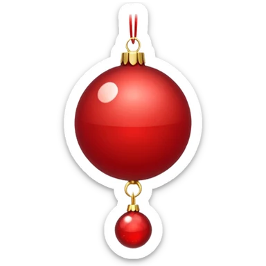 festive ornament  sticker