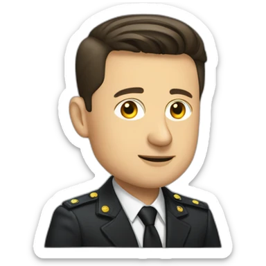 volodymyr zelensky sticker