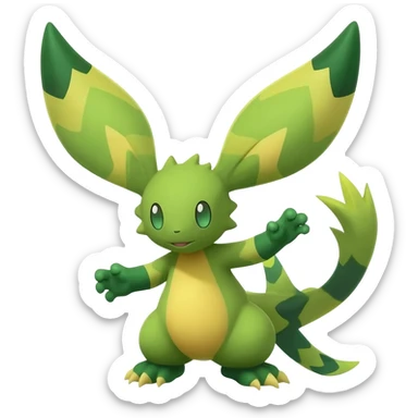  exotic Fakémon-Sergal-Pokémon-Vernid-creature sticker