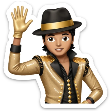   Micheal Jackson  dance  sticker