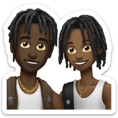 TRAVIS SCOTT AND PLAYBOI CARTI sticker