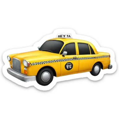 New York taxi sticker