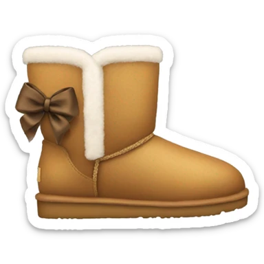 uggs with bows sticker