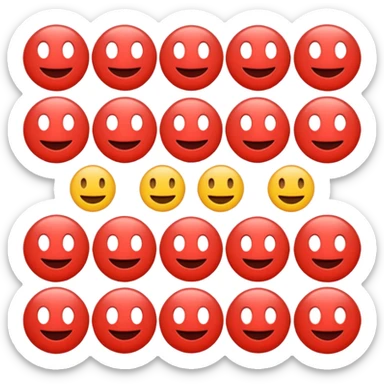 +18 in cercle emojie with discord emojis style sticker