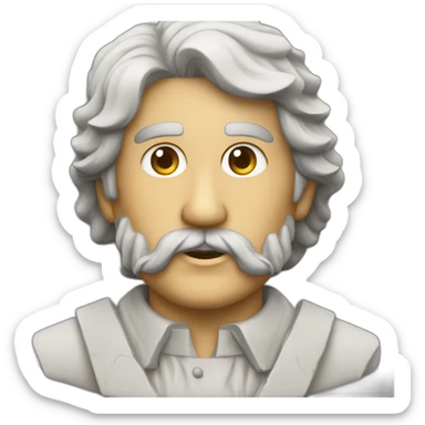 estatua griega de negocios sticker