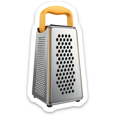 Cheese grater sticker