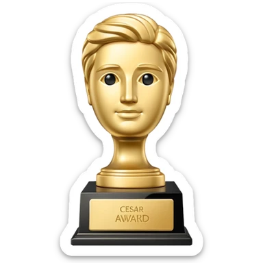 Cesar rectangle award sticker