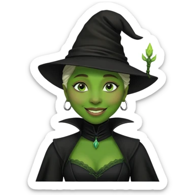 Elphaba wicked movieb Cynthia erivo sticker