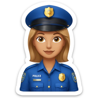Sexy cop sticker