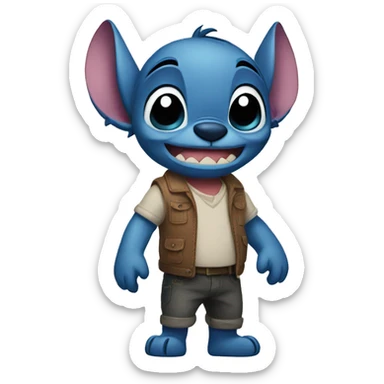 Stitch sticker