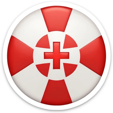 🛡️ Protección con la cruz roja en el medio  sticker