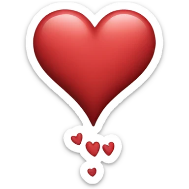 Hearts sticker